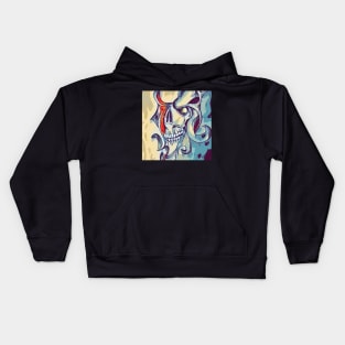 Flamboyant skull Kids Hoodie